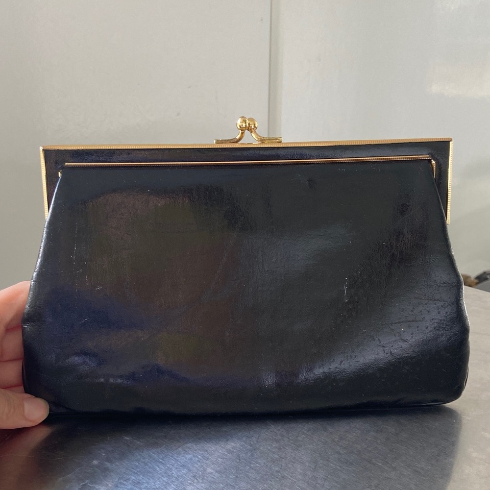 Elegant Black Vintage Etra Clutch Handbag